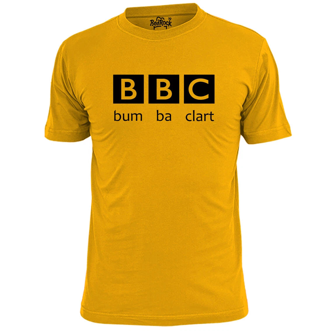 Mens BBC Bum Ba Clat Funny T Shirt TV Reggae
