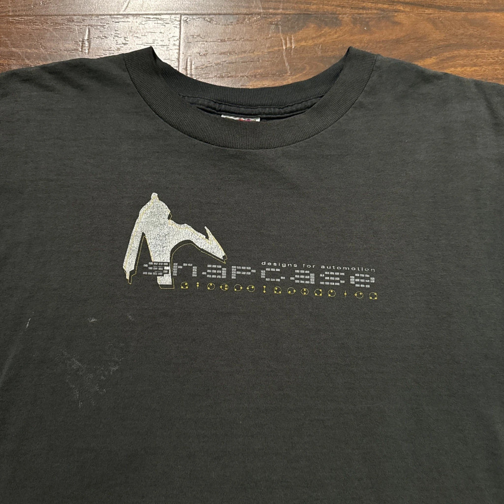 2000 snapcase designs for automation hardcore band shirt y2k size large fotl