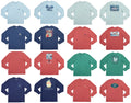 Southern Tide Chest Pocket Graphic Print Long Sleeve Crew Neck Mens T-Shirt NWOT