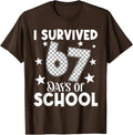 Design Funny Survived Meme Six Seven School Funny Unisex T-Shirt