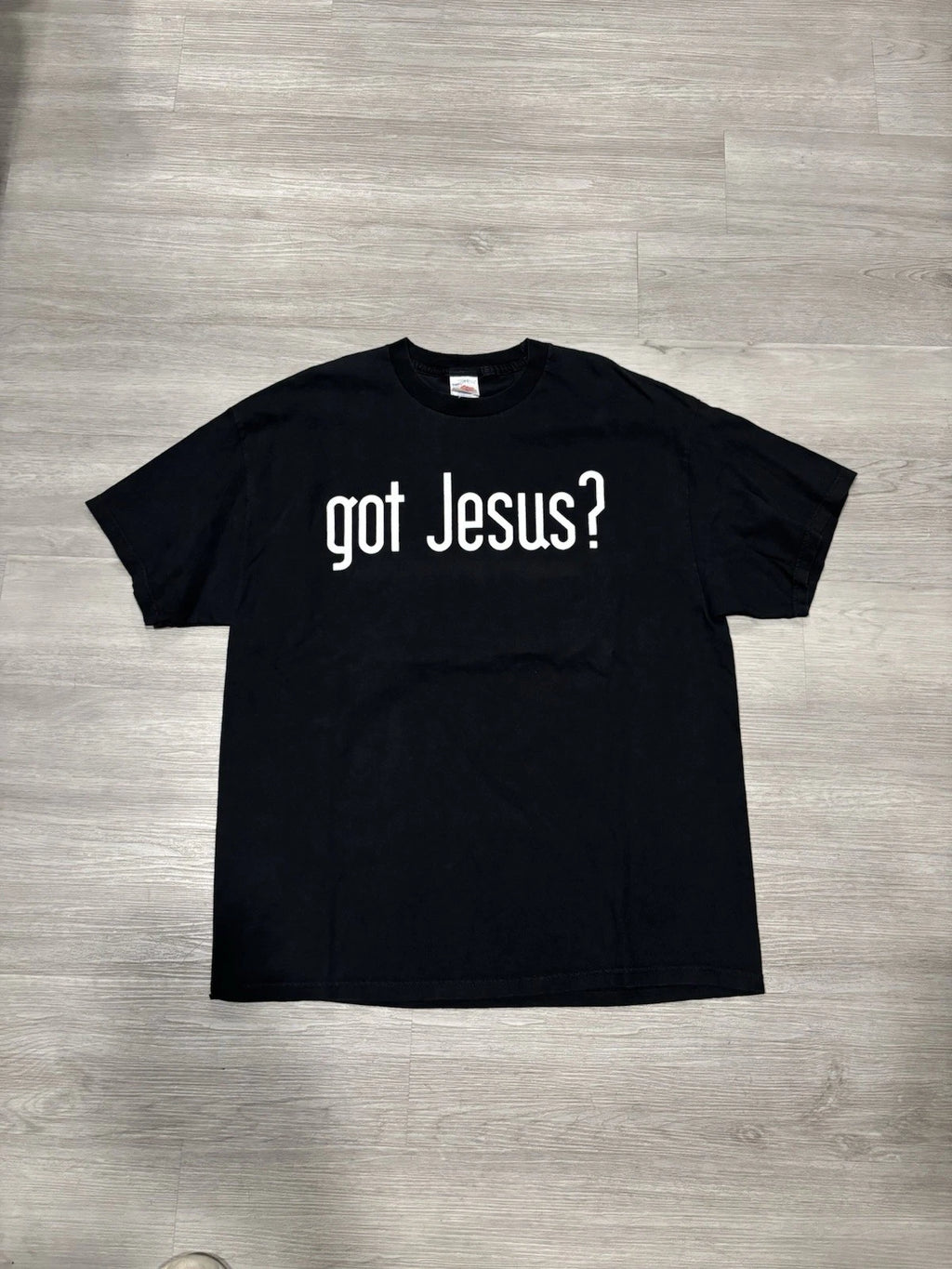Vintage Y2K Got Jesus? Parody Graphic T-Shirt Size XL