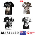 Cat Shirt Feline Lover Custom Name Catfather Karajuku Kawaii - AU Stock