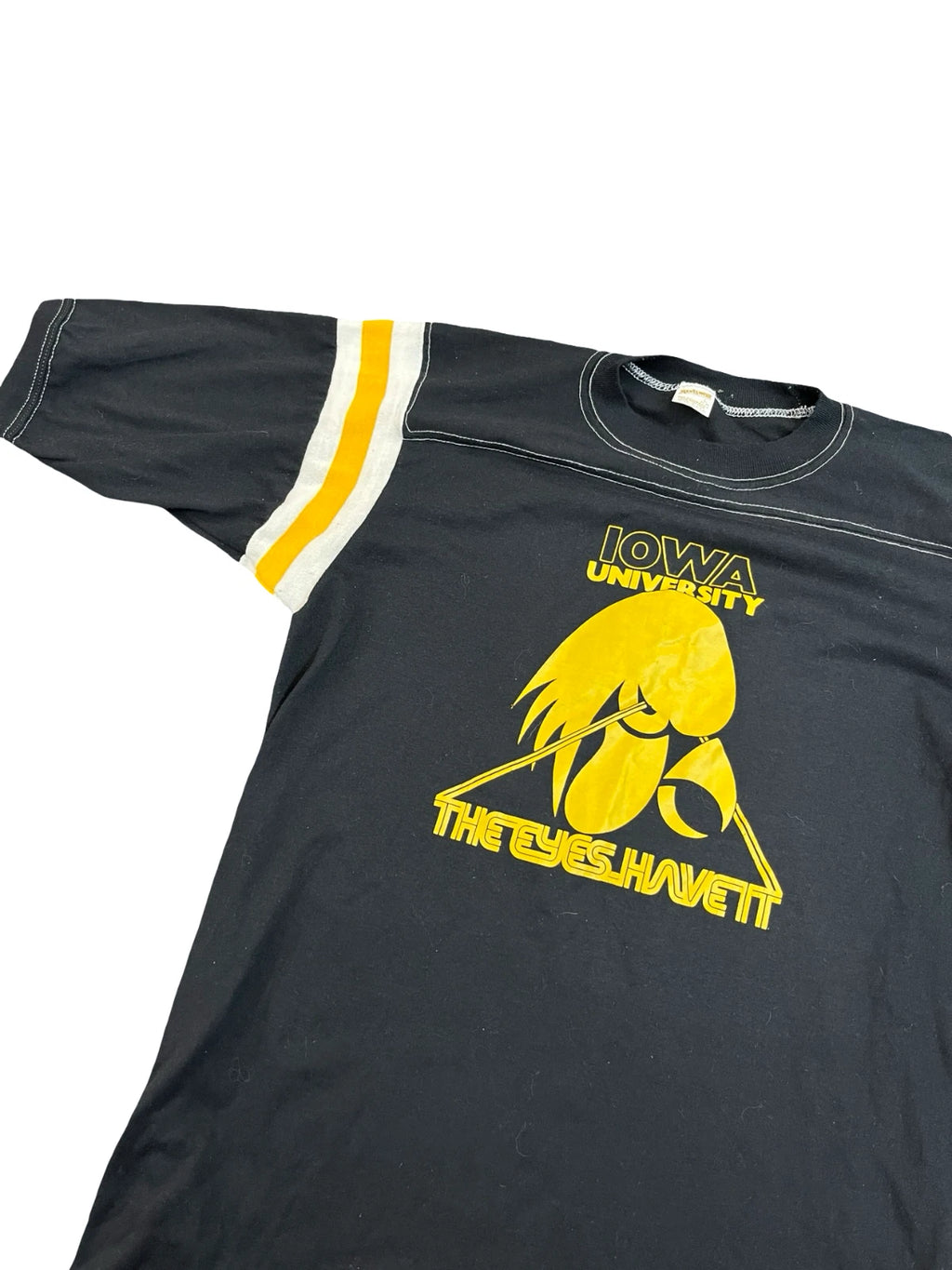 Rare vintage Iowa Hawkeyes collegiate jersey t shirt Size Large
