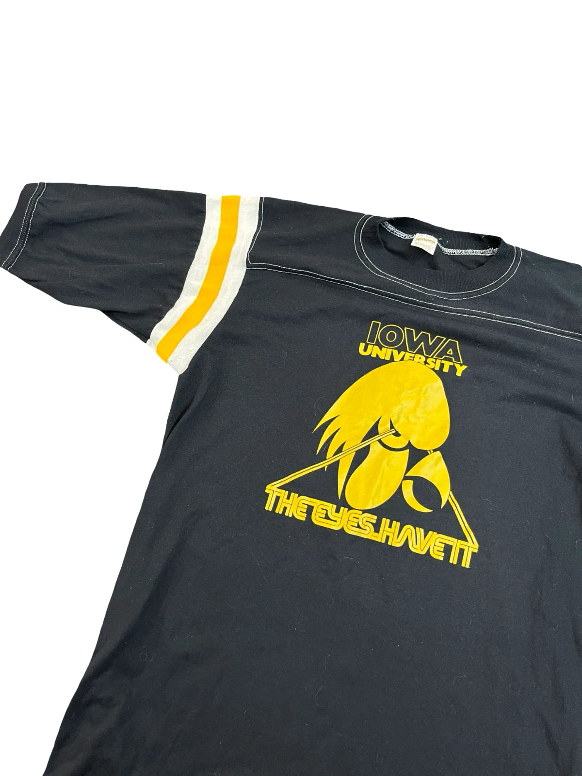Rare vintage Iowa Hawkeyes collegiate jersey t shirt Size Large