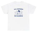 All Oopsies No Daises T Shirt Funny Cat Animal Lover Clumsy Silly Y2K Meme Tee