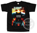 2001 A Space Odyssey T SHIRT v9 Movie Poster BLACK All Sizes S to 5XL