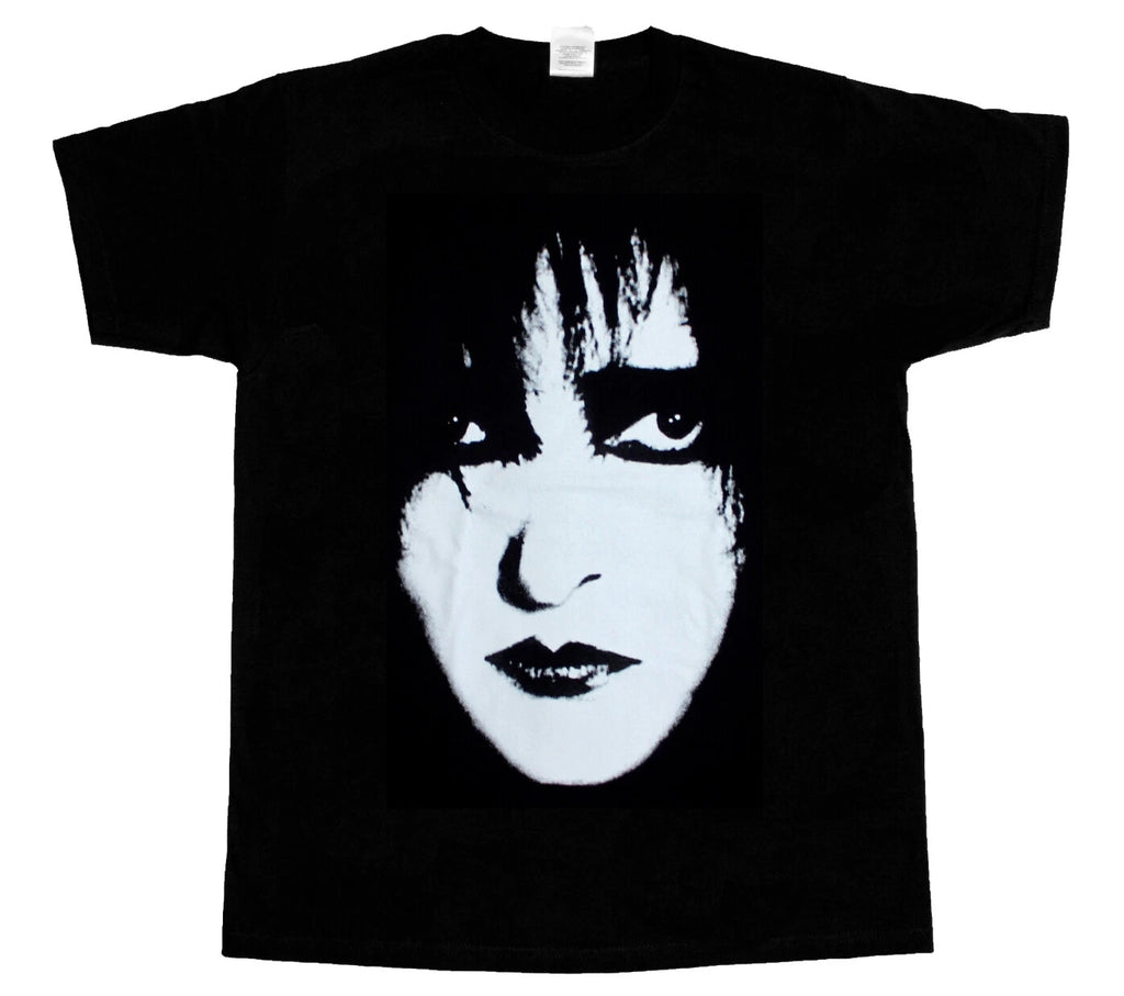 SIOUXSIE AND THE BANSHEES SIOUX FACE POST  NEW BLACK short long sleeve T-SHIRT