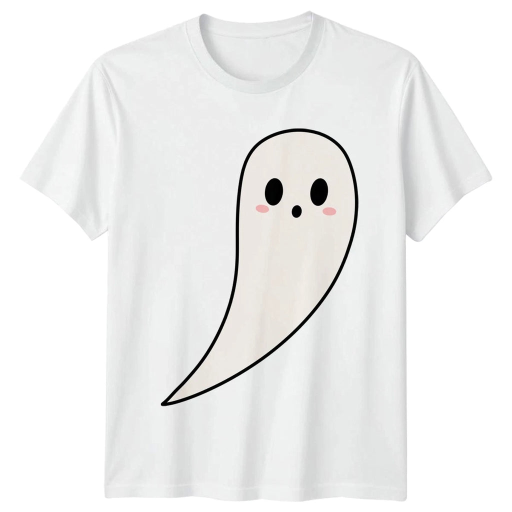 Cute Ghost Unisex T-Shirt Kawaii Halloween Gift For Him And Her