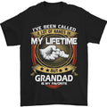 Grandad Is My Favourite Funny Fathers Day Mens T-Shirt 100% Cotton