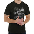 Grandfather Dad Jokes Grandpa Fathers Day Mens Casual Crewneck T Shirts Tees