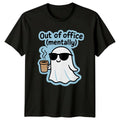 Out Of Office Mentally T-Shirt Coffee Ghost Humor Birthday Gift For Him And Her