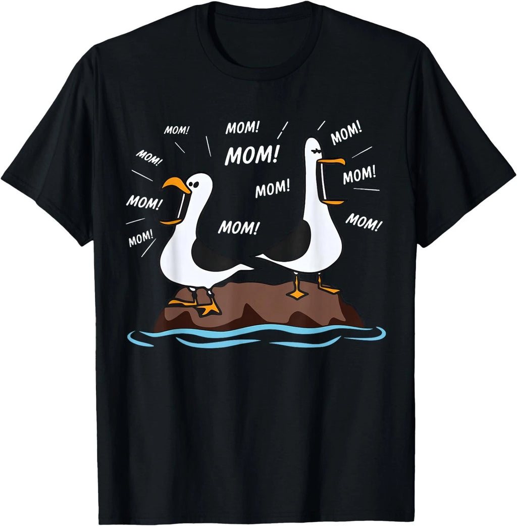 Mom Seagull Funny Mama Seagulls Mothers Day Humor T-Shirt