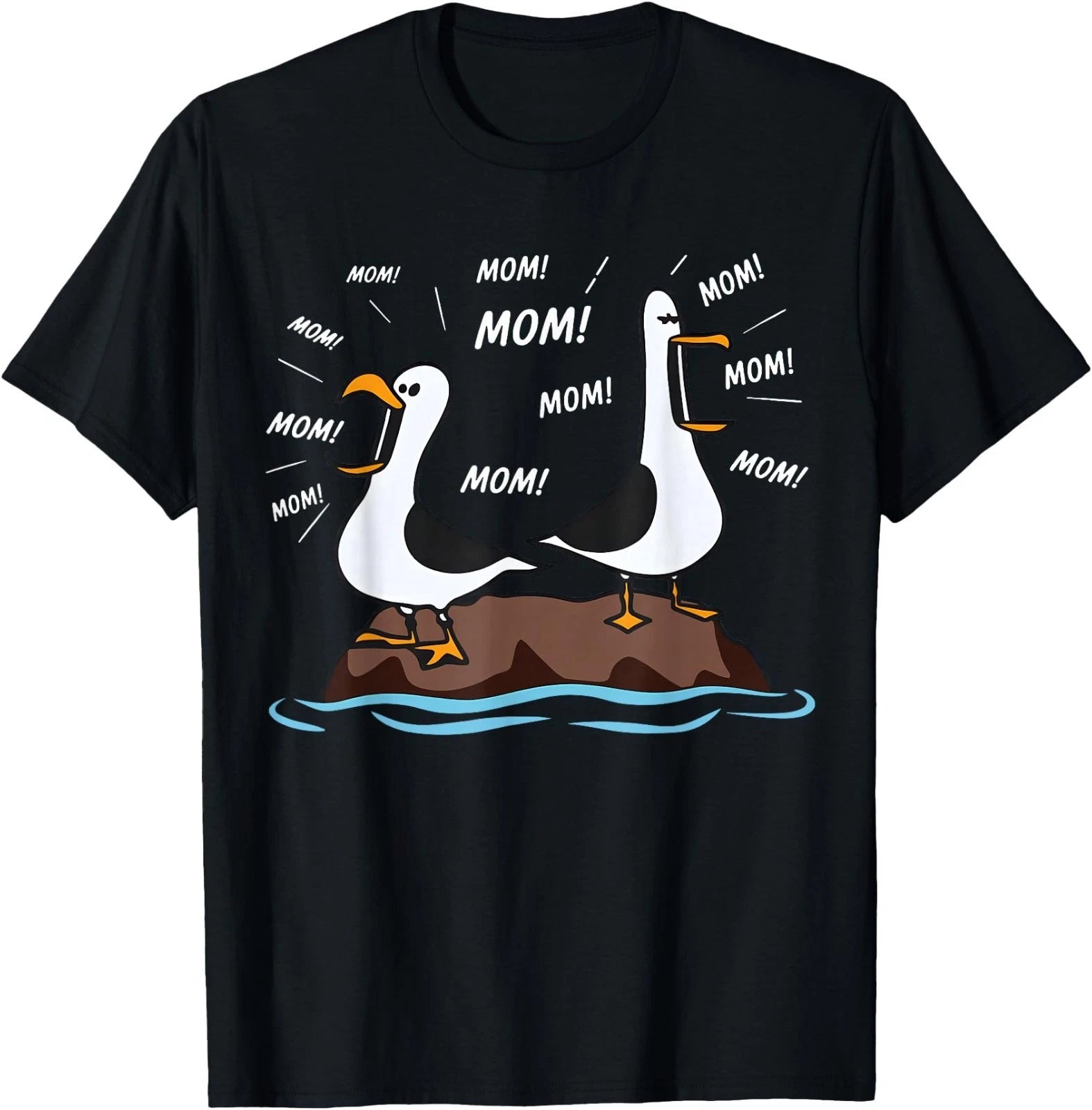 Mom Seagull Funny Mama Seagulls Mothers Day Humor T-Shirt