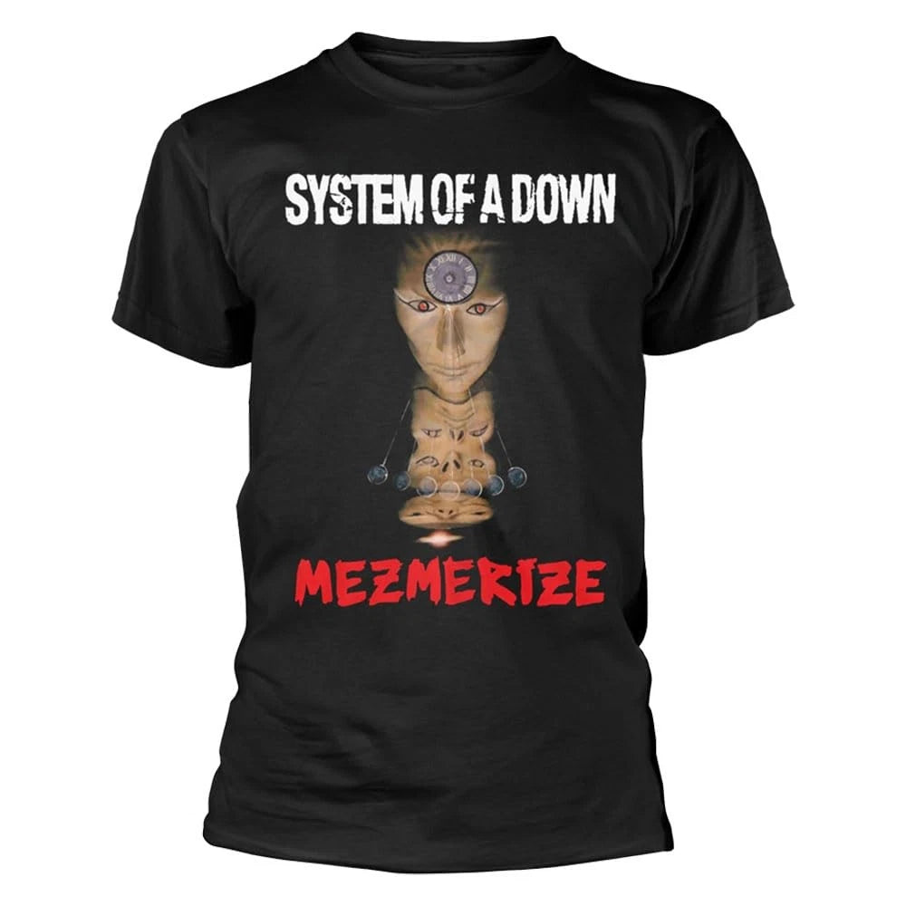 Plastic Head System of A Down Mezmerize T Shirt L Black