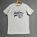 VTG Aeropostale Men's Medium Spell Out Logo Y2K T-Shirt Preppy Mallcore
