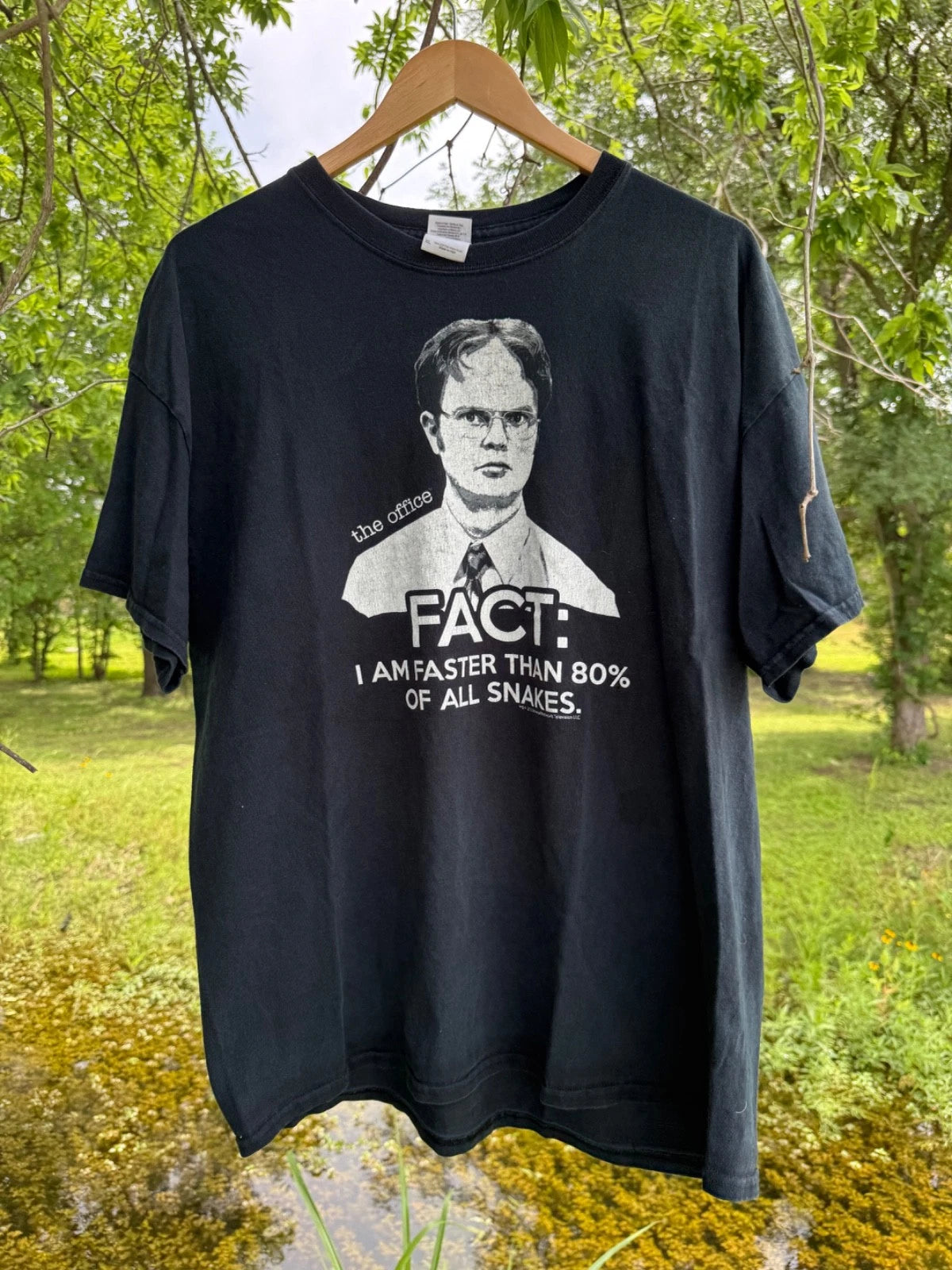 The Office-Dwight “I Am Faster Than 80% Of Snakes Vintage Tshirt Size XL
