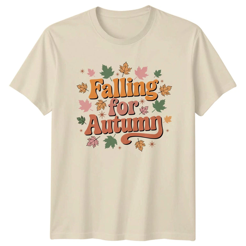 Falling For Autumn T-Shirt Fall Season Typography