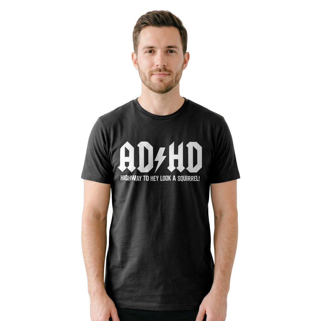 ADHD Funny Squirrel Humor Attention Disorder Mental Health Awareness T-Shirt