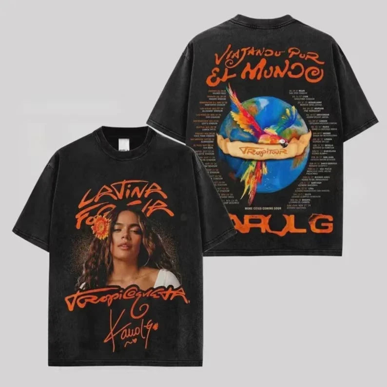 [HOT ITEM] Latin Music Tropical Tour 2026 Graphic Fan Made Shirt Unisex S-5XL