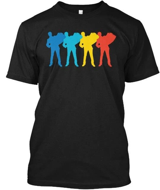 Retro Accordion Pop Art T-Shirt Made in the USA Size S to 5XL