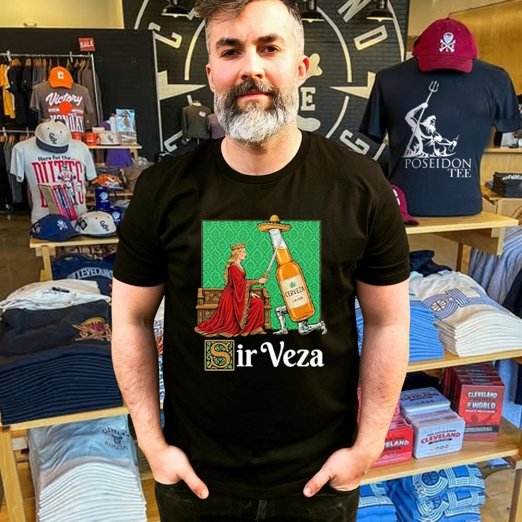 Sir Veza Cerueza Beer Mexican Sombrero T-shirt