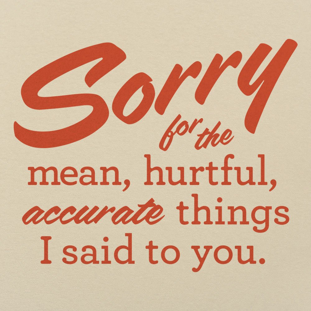 Sorry For All The Things