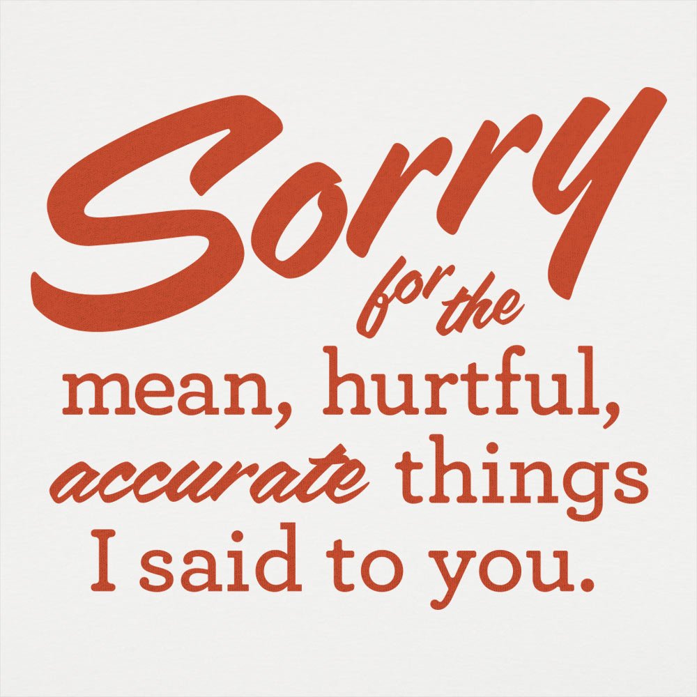 Sorry For All The Things