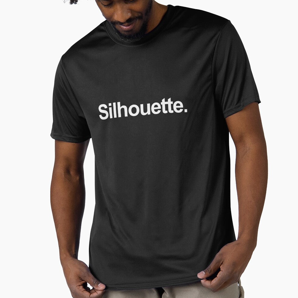 Silhouette Typography – Minimalist Streetwear Graphic by Raven Studios