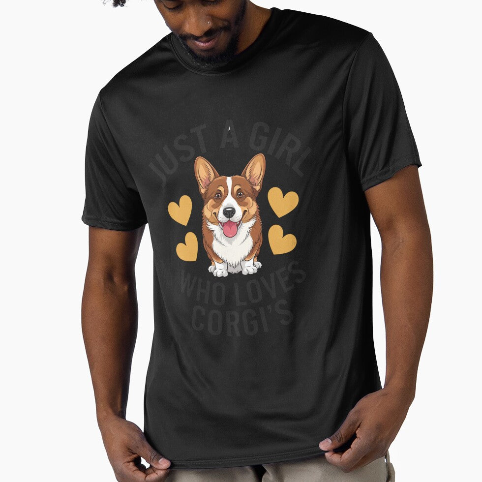 Just A Girl Who Loves Corgis - Heart Design by Peter Stawicki
