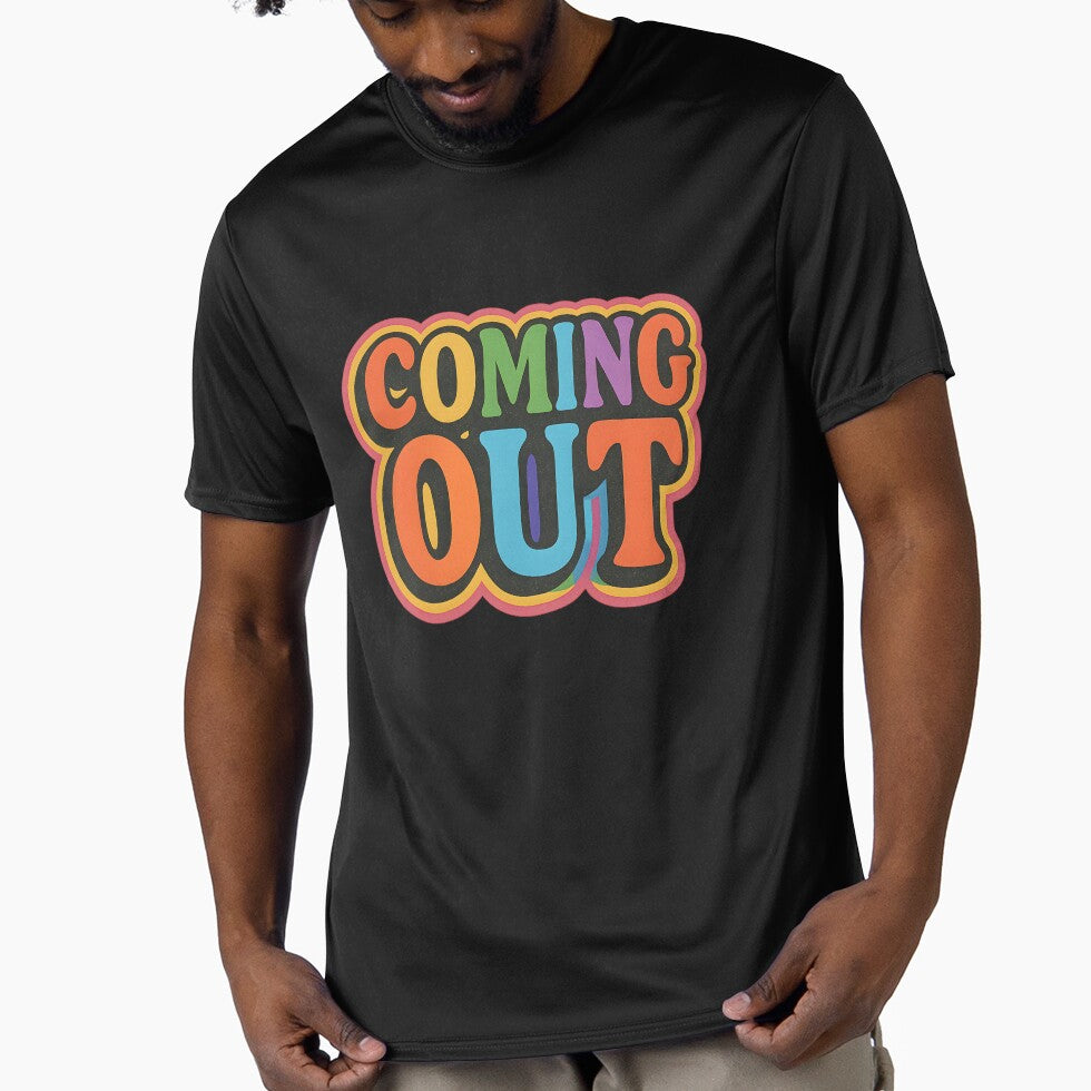Coming Out – Bold Rainbow Typography by Haus Of Sin