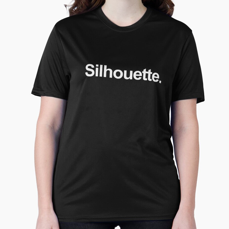 Silhouette Typography – Minimalist Streetwear Graphic by Raven Studios