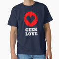 Valentine's Day funny, Geek Valentine, Geek Heart, Geek Love, Pixelated Heart, Gamer's Heart by FrescoGraphics2