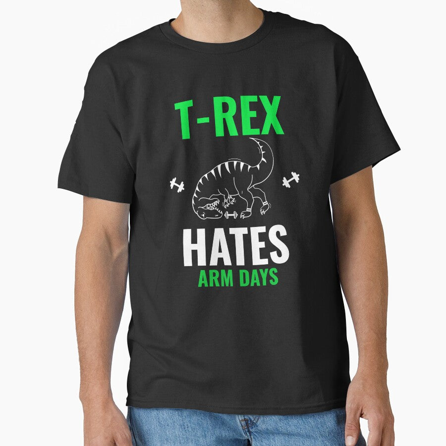 t-rex hates Arm days by RPHDesigns