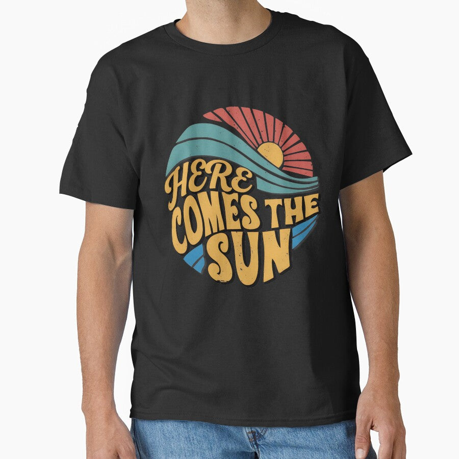 Groovy Sun Wave Vintage Style Statement by Bassot-Studio