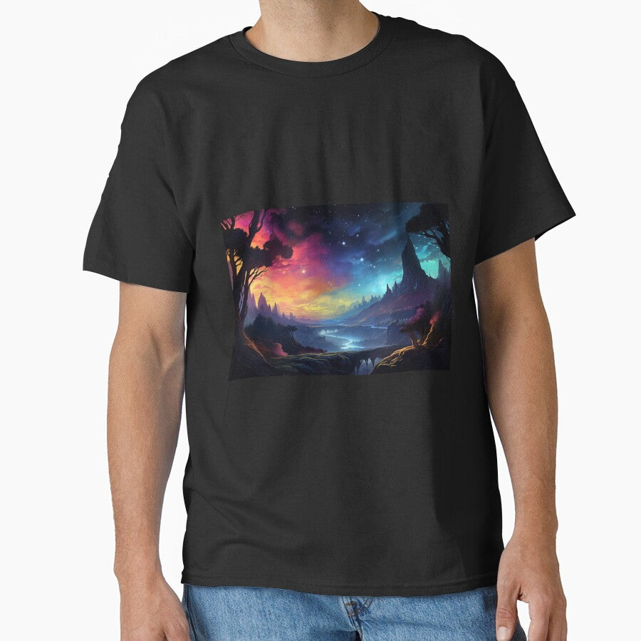 Fantasy Landscape - Sunset to Cosmos by Fantasy Masterpiece