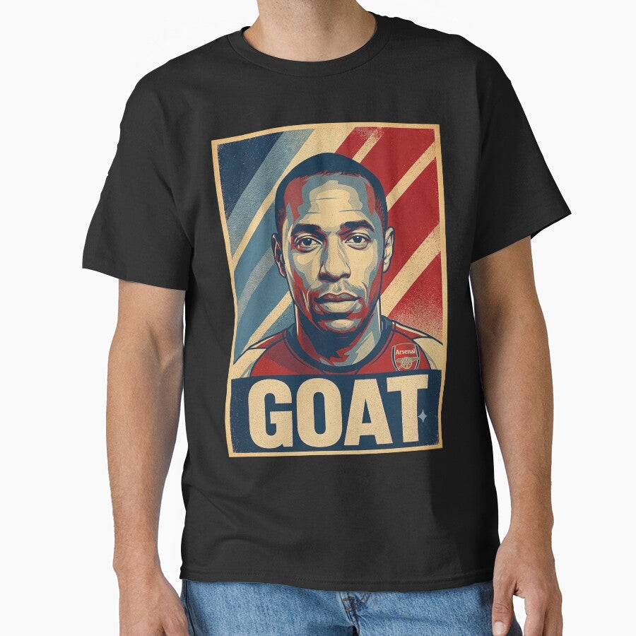 Thierry Henry - G.O.A.T Typography by delacerdaan