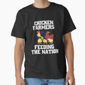 Funny Chicken Farmer Humor Chicken Farmers Feeding The Nation by fantasticdesign