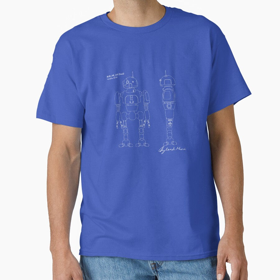 Utility Robot V BA-01 blueprint - Prints & T-shirt by iylandmoncee