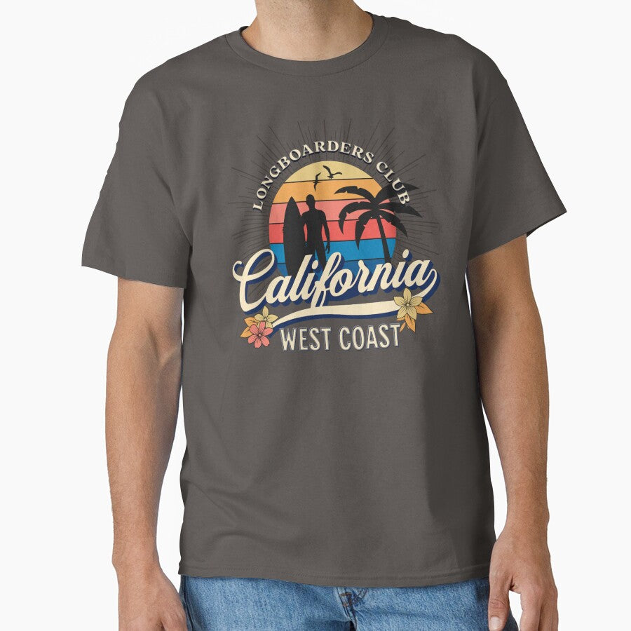 Longboarders Club Vintage Surfing by CattlettArt