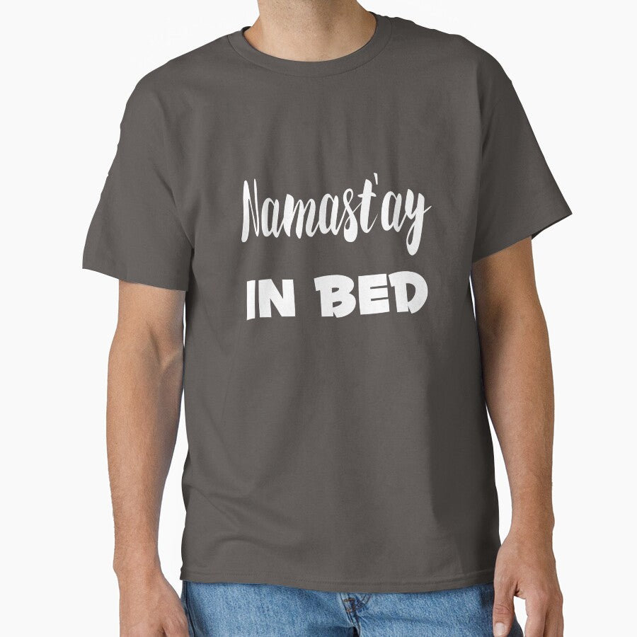 Namast'ay in Bed | yoga top by PetrKad
