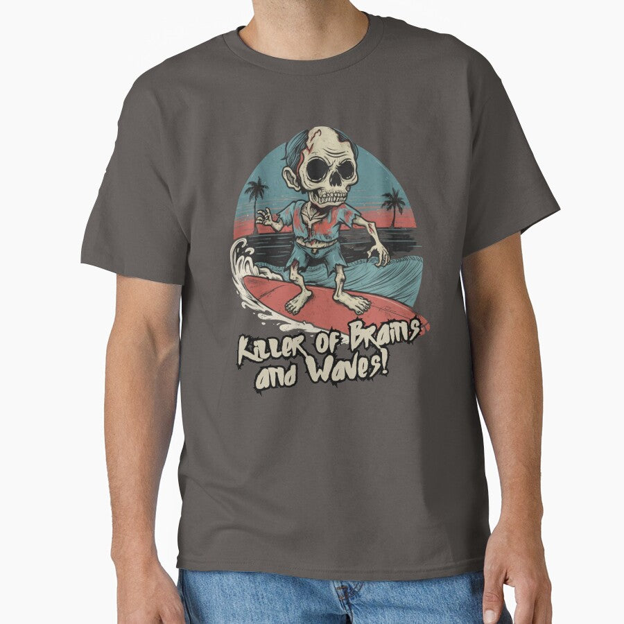 Surfing Zombie, killer of waves and brains, surf by Meandmyshop