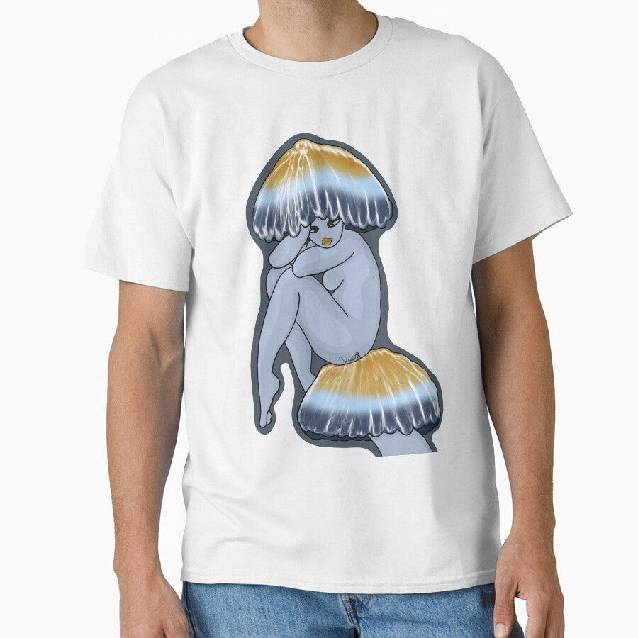Elegant Blue Webcap Mushroo. by Art by Wraith