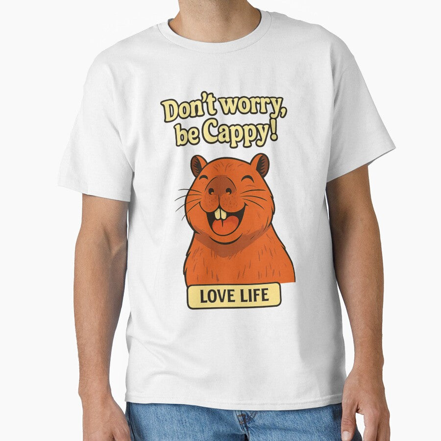 Don’t Worry Be Cappy – Capybara Positivity Vibes by NOMISKISAW