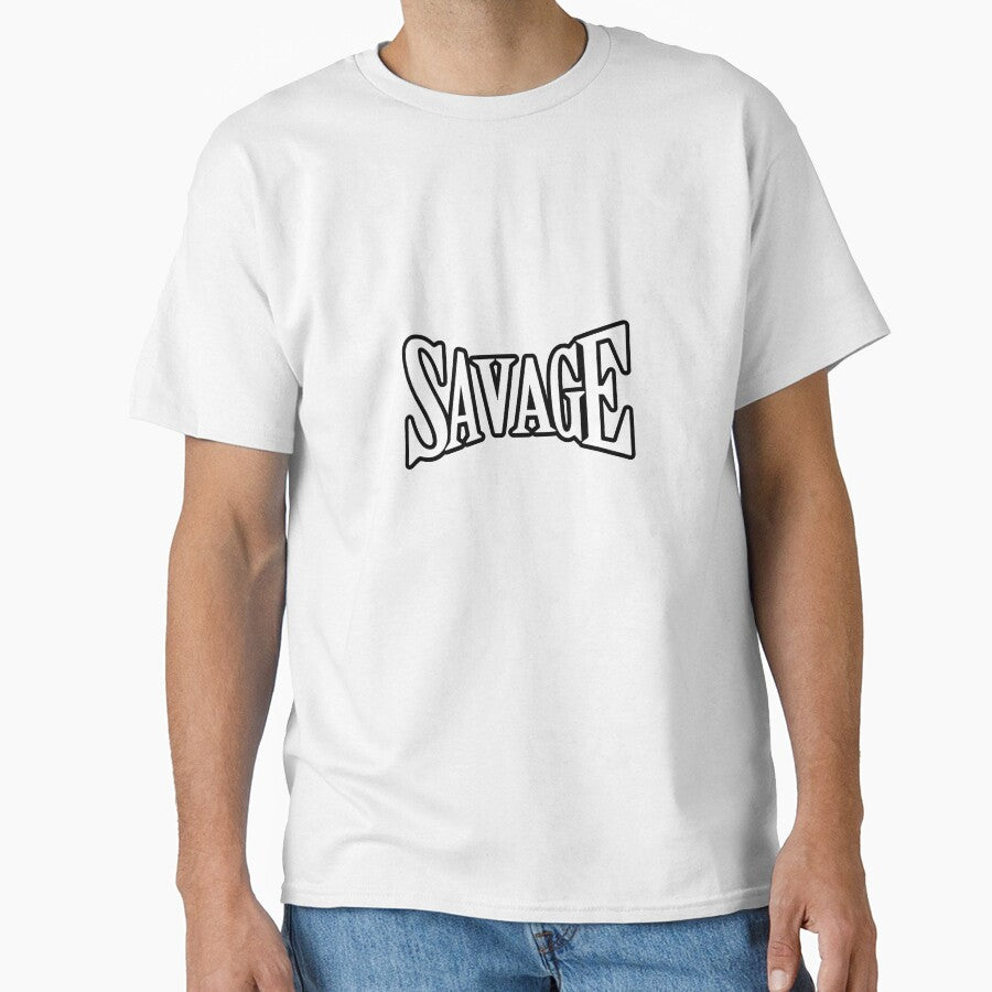 Bold Savage Typography Design by dead inside illustrations