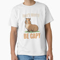 Retro Don't Worry Be Capy Cute Vintage Capybara by FurrFunPrints
