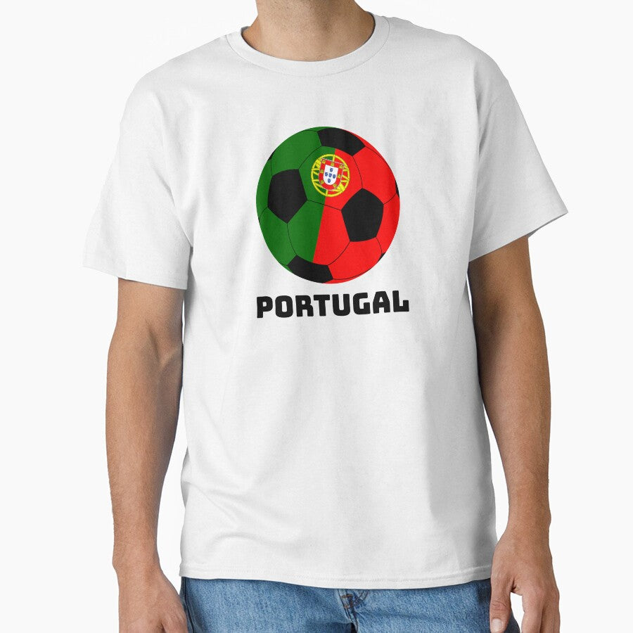 Portugal Football Gift Sport T-Shirt by MarlowLoom