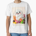 Adorable Ghost Surrounded by Candy | Sweet Kawaii Halloween Design by ArmaanArts