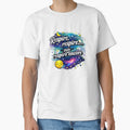 Geek T-shirt/Poster – Breathe Then Breathe Again – Space Illustration by Thethe-Shop