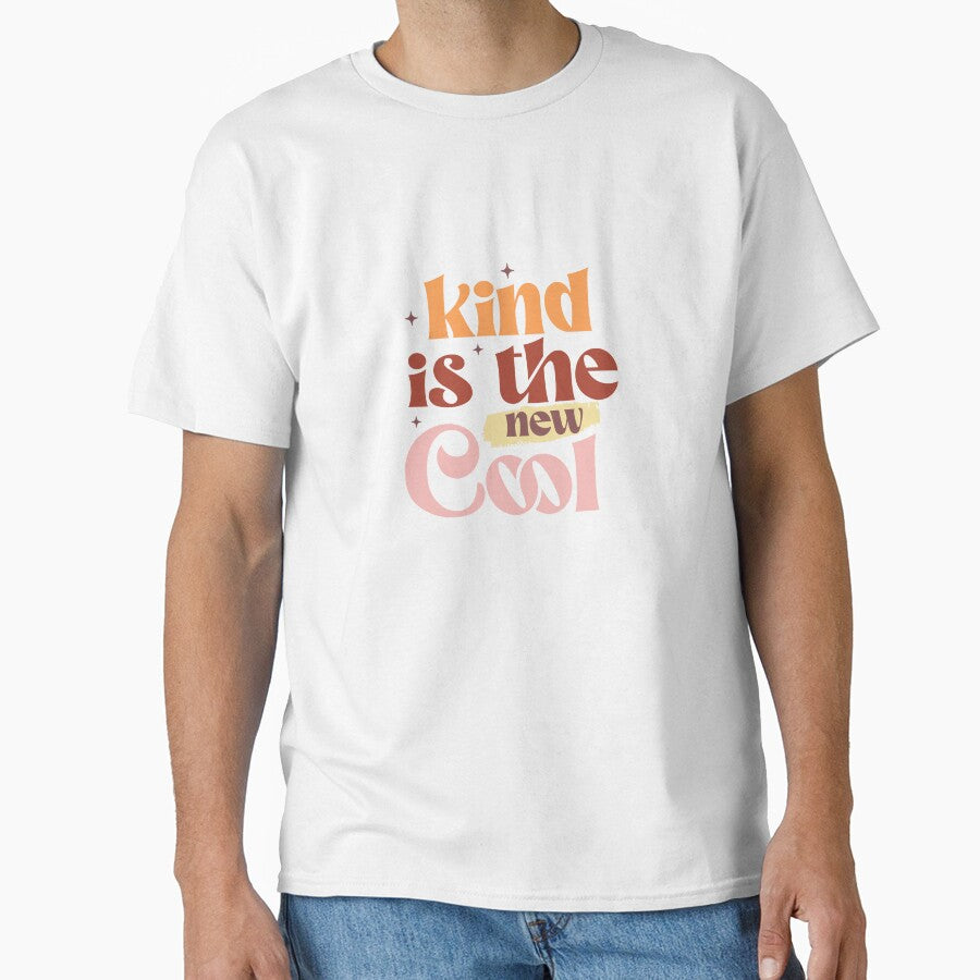 Kind Is The New Cool Positive Message Typography Art by Art-shia