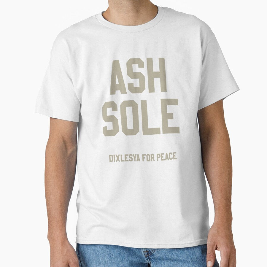Ash Sole – Dixlesya for Peace Typography Design by Tattee